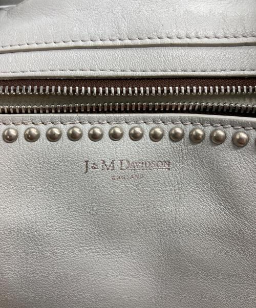 J&M DAVIDSON（ジェイ＆エム デヴィッドソン）J&M DAVIDSON (ジェイ＆エム デヴィッドソン) スタッズトートバッグ グレーの古着・服飾アイテム