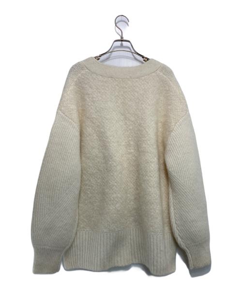 CITY（シティ）CITY (シティ) ベビーアルパカブークレニットカーディガン ベージュ サイズ:FREEの古着・服飾アイテム