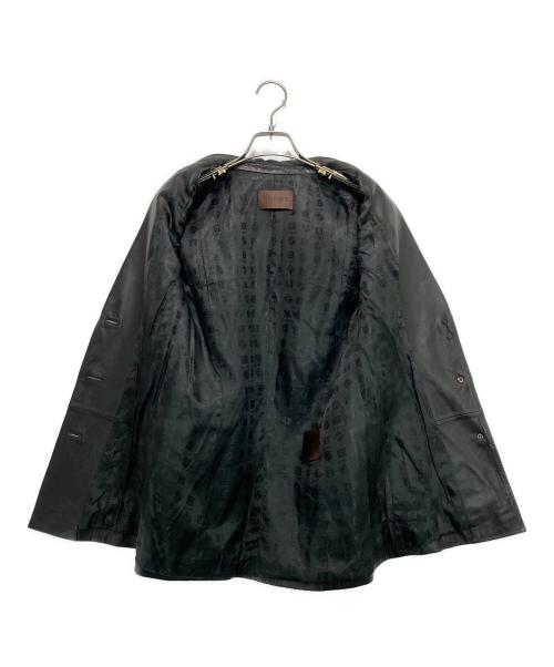 LOEWE（ロエベ）LOEWE (ロエベ) ラムレザージャケット ブラック サイズ:36の古着・服飾アイテム