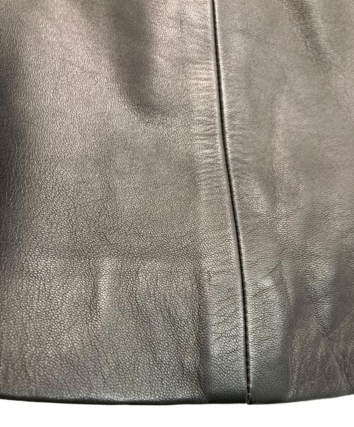 LOEWE（ロエベ）LOEWE (ロエベ) ラムレザージャケット ブラック サイズ:36の古着・服飾アイテム