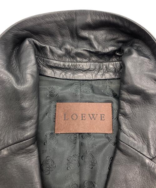 LOEWE（ロエベ）LOEWE (ロエベ) ラムレザージャケット ブラック サイズ:36の古着・服飾アイテム