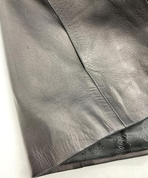 LOEWE（ロエベ）LOEWE (ロエベ) ラムレザージャケット ブラック サイズ:36の古着・服飾アイテム