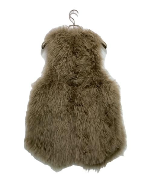 Ron Herman（ロンハーマン）Ron Herman (ロンハーマン) ゴートファーベスト ベージュ サイズ:XSの古着・服飾アイテム