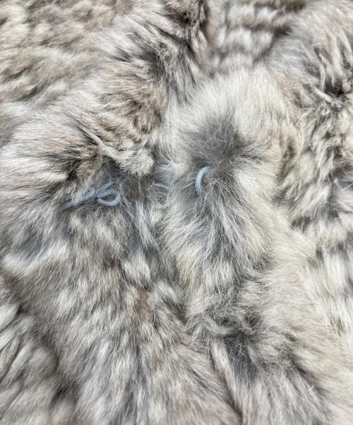 H BRAND（エイチブランド）H BRAND (エイチブランド) ラビットファーベスト ベージュ サイズ:S/Mの古着・服飾アイテム