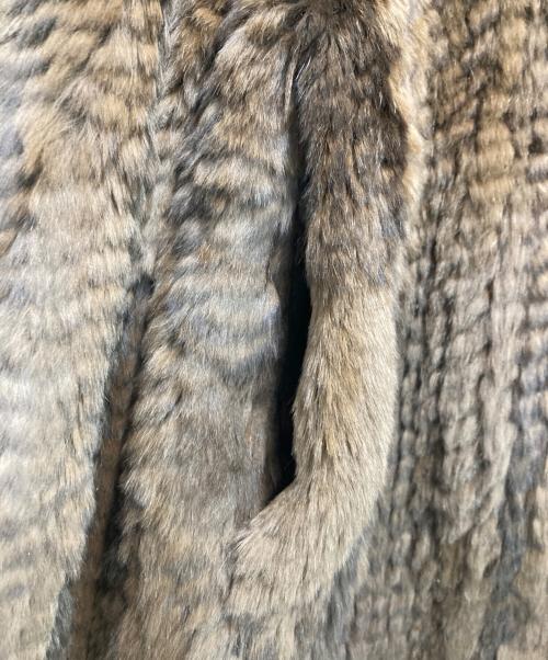 H BRAND（エイチブランド）H BRAND (エイチブランド) ラビットファージャケット ベージュ サイズ:S/Mの古着・服飾アイテム