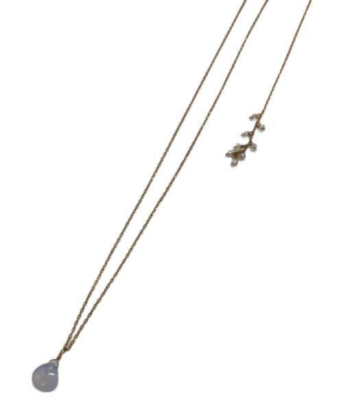 DEUX L'ARGENT（ドゥラルジャン）DEUX L'ARGENT (ドゥラルジャン) ストーンネックレスの古着・服飾アイテム