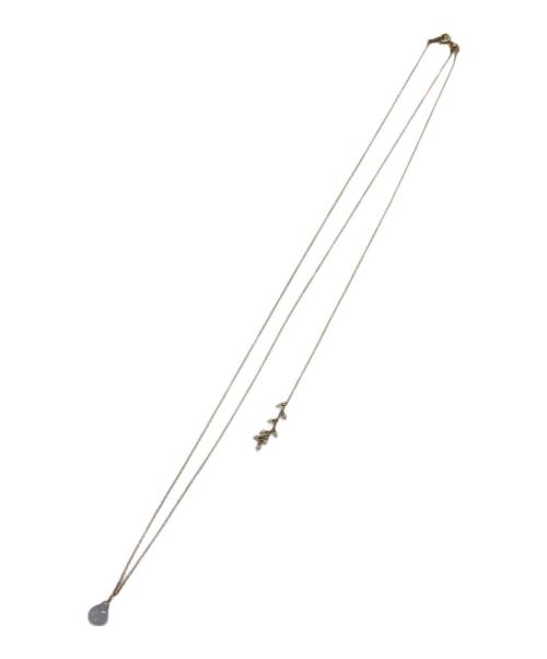 DEUX L'ARGENT（ドゥラルジャン）DEUX L'ARGENT (ドゥラルジャン) ストーンネックレスの古着・服飾アイテム