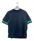 sacaiサカイ）の古着「Bandana Print T-Shirt バンダナプリントTシャツ」｜ネイビー