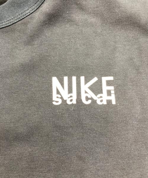 NIKE（ナイキ）NIKE (ナイキ) sacai (サカイ) Short Sleeve Top ショートスリーブトップ ブラック サイズ:XLの古着・服飾アイテム