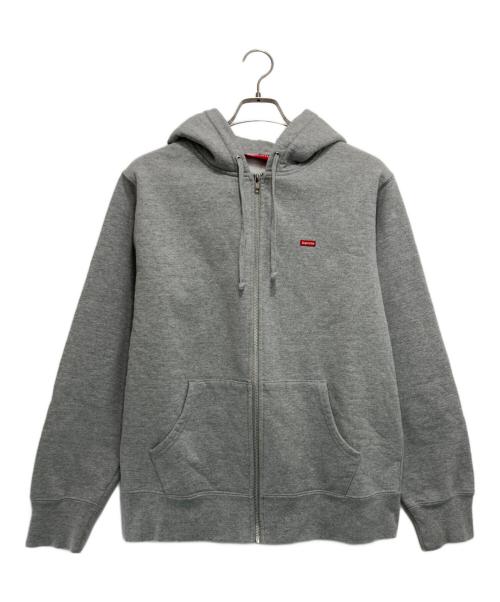 SUPREME（シュプリーム）Supreme (シュプリーム) Small Box Zip Up Hooded Sweatshirt グレー サイズ:Mの古着・服飾アイテム