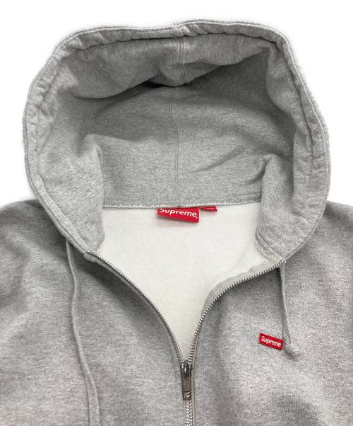 SUPREME（シュプリーム）Supreme (シュプリーム) Small Box Zip Up Hooded Sweatshirt グレー サイズ:Mの古着・服飾アイテム