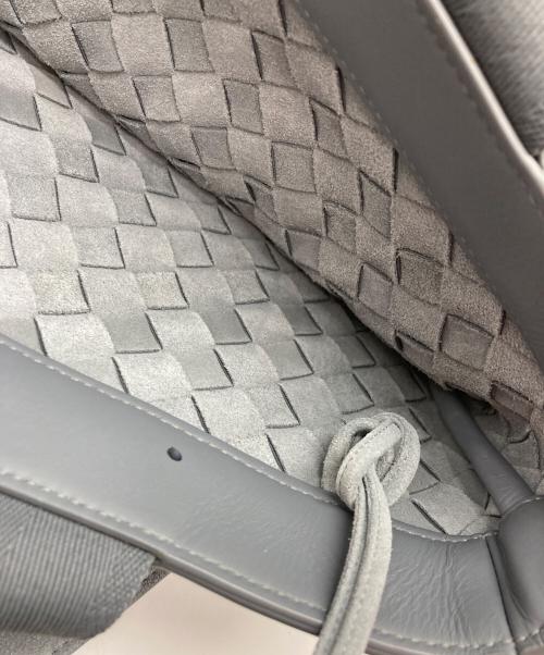 BOTTEGA VENETA（ボッテガベネタ）BOTTEGA VENETA (ボッテガベネタ) イントレチャートトートバッグ グレーの古着・服飾アイテム