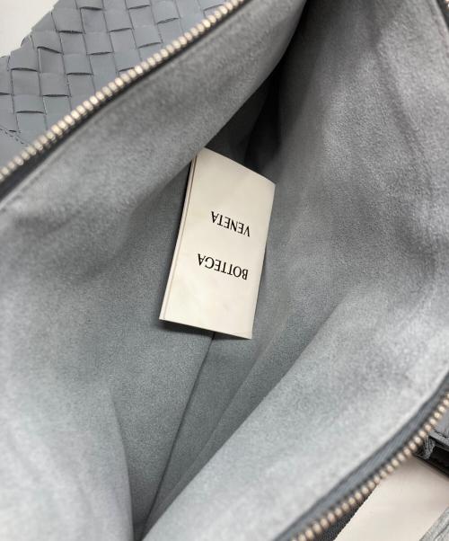 BOTTEGA VENETA（ボッテガベネタ）BOTTEGA VENETA (ボッテガベネタ) イントレチャートトートバッグ グレーの古着・服飾アイテム