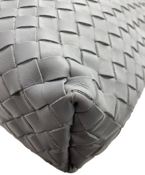 BOTTEGA VENETA（ボッテガベネタ）BOTTEGA VENETA (ボッテガベネタ) イントレチャートトートバッグ グレーの古着・服飾アイテム