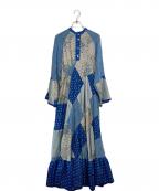 Ron Hermanロンハーマン）の古着「パッチワークドレス」｜ブルー