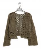 RHC Ron Hermanアールエイチシー ロンハーマン）の古着「クロシェニットカーディガン」｜ベージュ