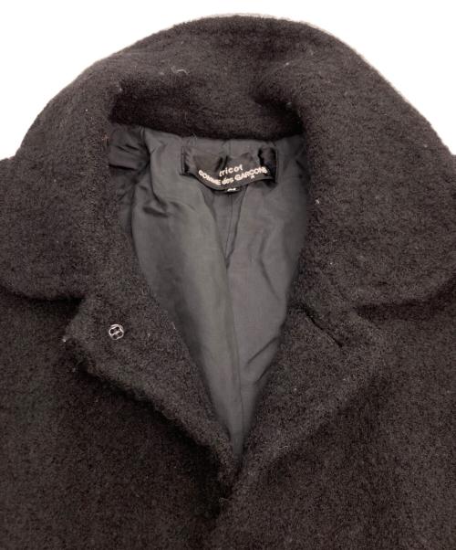 tricot COMME des GARCONS（トリココムデギャルソン）tricot COMME des GARCONS (トリココムデギャルソン) ウールアルパカステンカラーコート ブラック サイズ:Mの古着・服飾アイテム