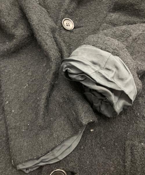 tricot COMME des GARCONS（トリココムデギャルソン）tricot COMME des GARCONS (トリココムデギャルソン) ウールアルパカステンカラーコート ブラック サイズ:Mの古着・服飾アイテム