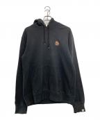 A BATHING APEア ベイシング エイプ）の古着「プルオーバーパーカー」｜ブラック
