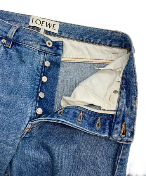 LOEWE（ロエベ）LOEWE (ロエベ) アナグラム LOGO DENIM PANTS ブルー サイズ:50の古着・服飾アイテム