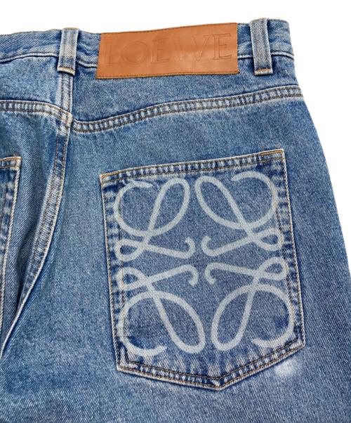 LOEWE（ロエベ）LOEWE (ロエベ) アナグラム LOGO DENIM PANTS ブルー サイズ:50の古着・服飾アイテム