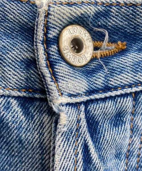 LOEWE（ロエベ）LOEWE (ロエベ) アナグラム LOGO DENIM PANTS ブルー サイズ:50の古着・服飾アイテム