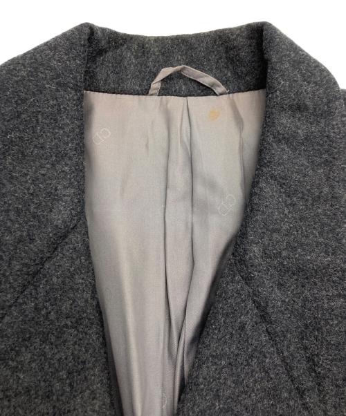 Christian Dior MONSIEUR（クリスチャンディオールムッシュ）Christian Dior MONSIEUR (クリスチャンディオールムッシュ) [古着]カシミヤ混ロングコート グレー サイズ:Lの古着・服飾アイテム