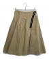 tricot COMME des GARCONS（トリココムデギャルソン）の古着「斜めタックスカート」｜ベージュ