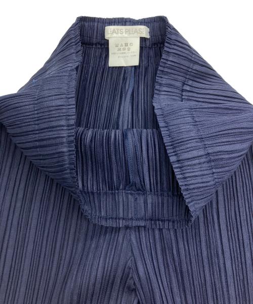 PLEATS PLEASE（プリーツプリーズ）PLEATS PLEASE (プリーツプリーズ) プリーツパンツ ネイビー サイズ:3の古着・服飾アイテム