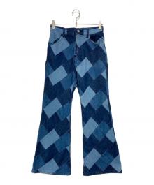 RHC Ron Herman（アールエイチシー ロンハーマン）の古着「パッチワークデニムパンツ」｜インディゴ