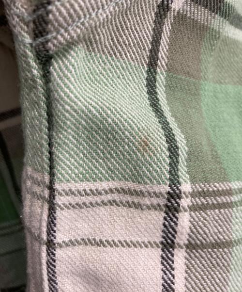 RHC Ron Herman（アールエイチシー ロンハーマン）RHC Ron Herman (アールエイチシー ロンハーマン) ヘヴィーチェックネルシャツ グリーン サイズ:Lの古着・服飾アイテム