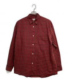RHC Ron Herman×THOMAS MASON（アールエイチシー ロンハーマン×トーマスメイソン）の古着「チェックシャツ」｜レッド