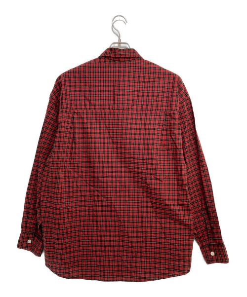 RHC Ron Herman（アールエイチシー ロンハーマン）RHC Ron Herman (アールエイチシー ロンハーマン) THOMAS MASON (トーマスメイソン) チェックシャツ レッド サイズ:Lの古着・服飾アイテム