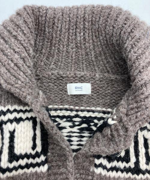 RHC Ron Herman（アールエイチシー ロンハーマン）RHC Ron Herman (アールエイチシー ロンハーマン) カウチンニットカーディガン ブラウン サイズ:-の古着・服飾アイテム