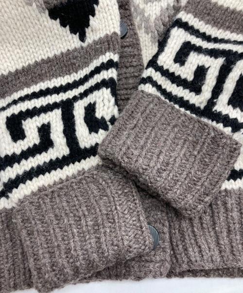 RHC Ron Herman（アールエイチシー ロンハーマン）RHC Ron Herman (アールエイチシー ロンハーマン) カウチンニットカーディガン ブラウン サイズ:-の古着・服飾アイテム