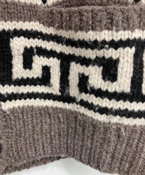 RHC Ron Herman（アールエイチシー ロンハーマン）RHC Ron Herman (アールエイチシー ロンハーマン) カウチンニットカーディガン ブラウン サイズ:-の古着・服飾アイテム