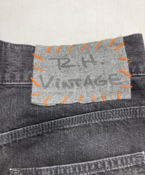 R.H.Vintage（ロンハーマン・ヴィンテージ）R.H.Vintage (ロンハーマン・ヴィンテージ) ハイウエストデニムパンツ ブラック サイズ:25の古着・服飾アイテム