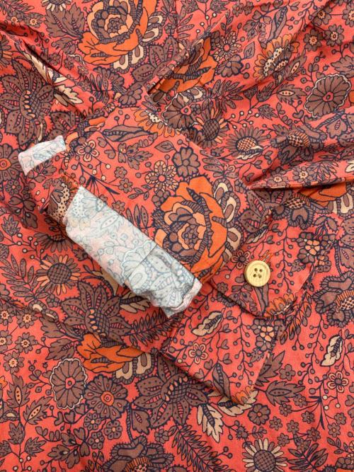 YAECA（ヤエカ）YAECA (ヤエカ) NOTTINGHAM コットンワンピース オレンジ サイズ:Mの古着・服飾アイテム