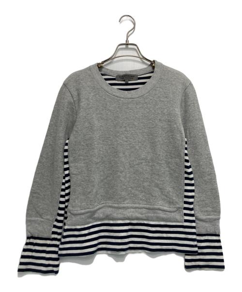 GOOD DESIGN SHOP COMME des GARCONS（グッドデザインショップ コムデギャルソン）GOOD DESIGN SHOP COMME des GARCONS (グッドデザインショップ コムデギャルソン) ドッキングスウェット グレー サイズ:Lの古着・服飾アイテム
