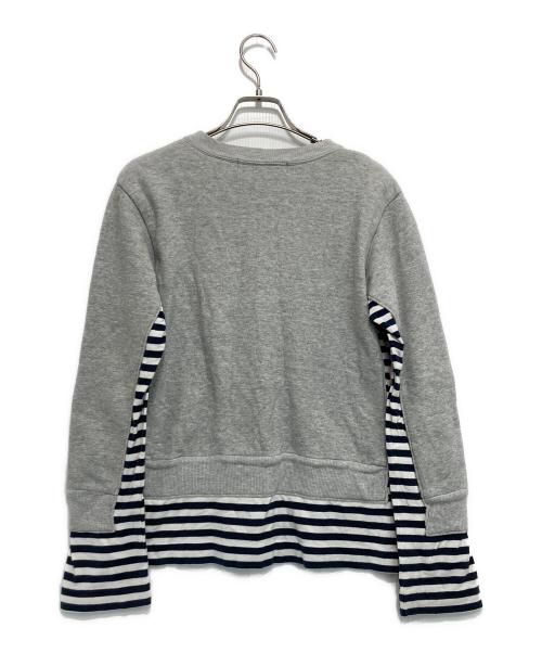 GOOD DESIGN SHOP COMME des GARCONS（グッドデザインショップ コムデギャルソン）GOOD DESIGN SHOP COMME des GARCONS (グッドデザインショップ コムデギャルソン) ドッキングスウェット グレー サイズ:Lの古着・服飾アイテム