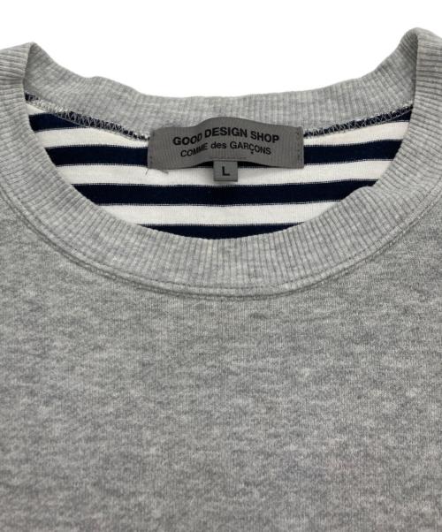 GOOD DESIGN SHOP COMME des GARCONS（グッドデザインショップ コムデギャルソン）GOOD DESIGN SHOP COMME des GARCONS (グッドデザインショップ コムデギャルソン) ドッキングスウェット グレー サイズ:Lの古着・服飾アイテム