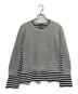 GOOD DESIGN SHOP COMME des GARCONS（グッドデザインショップ コムデギャルソン）の古着「ドッキングスウェット」｜グレー