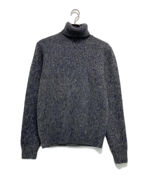 FILIPPO DE LAURENTIIS（フィリッポ・デ・ローレンティス）FILIPPO DE LAURENTIIS (フィリッポ・デ・ローレンティス) ウールタートルネックニット ネイビー サイズ:46の古着・服飾アイテム