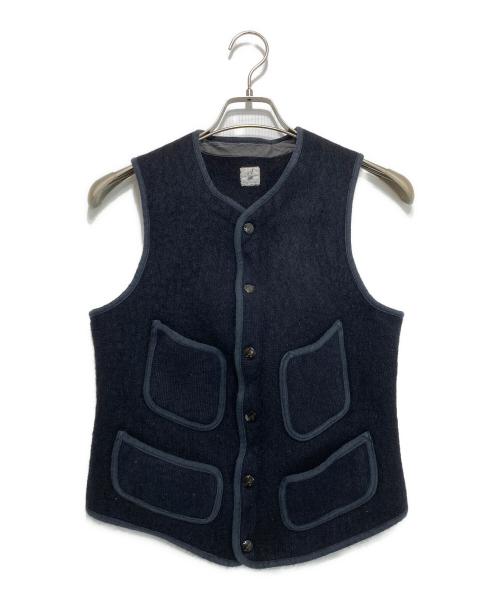 ANATOMICA（アナトミカ）ANATOMICA (アナトミカ) ビーチクロス ウールベスト ネイビー サイズ:40の古着・服飾アイテム