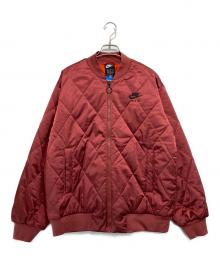 NIKE（ナイキ）の古着「サテンキルティング ジャケット」｜ブラウン