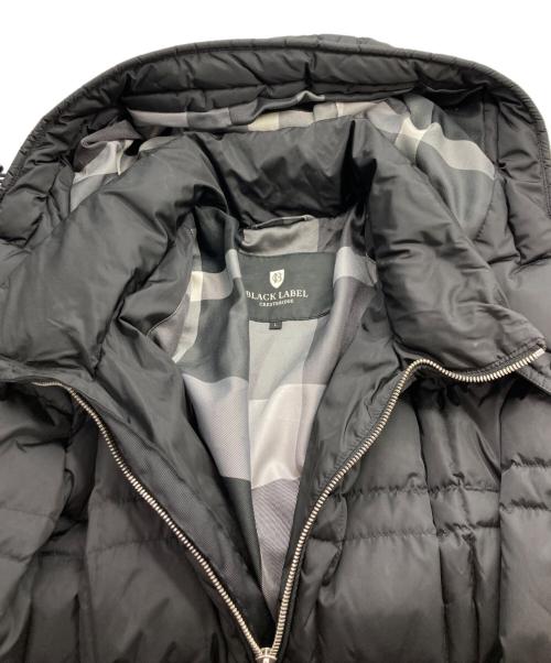 BLACK LABEL CRESTBRIDGE（ブラックレーベル クレストブリッジ）BLACK LABEL CRESTBRIDGE (ブラックレーベル クレストブリッジ) ダウンジャケット ブラック サイズ:Lの古着・服飾アイテム