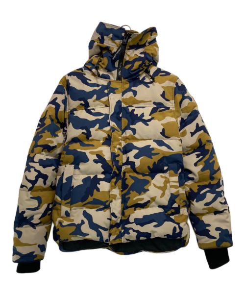 CANADA GOOSE（カナダグース）CANADA GOOSE (カナダグース) Macmillan Parka/マクミランパーカ ベージュ×ネイビー サイズ:Mの古着・服飾アイテム