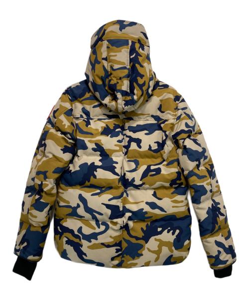 CANADA GOOSE（カナダグース）CANADA GOOSE (カナダグース) Macmillan Parka/マクミランパーカ ベージュ×ネイビー サイズ:Mの古着・服飾アイテム