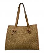 GIANNI CHIARINIジャンニ キアリーニ）の古着「マルチェッラ カゴトートバッグ」｜ベージュ