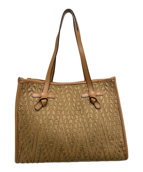 GIANNI CHIARINI（ジャンニ キアリーニ）GIANNI CHIARINI (ジャンニ キアリーニ) マルチェッラ カゴトートバッグ ベージュの古着・服飾アイテム